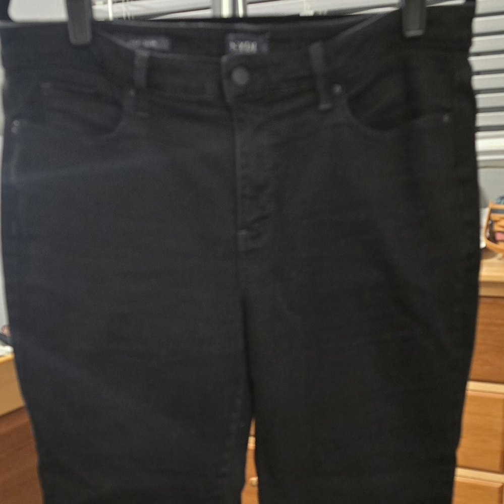 NYDJ Sheri Slim 14P Jeans Black